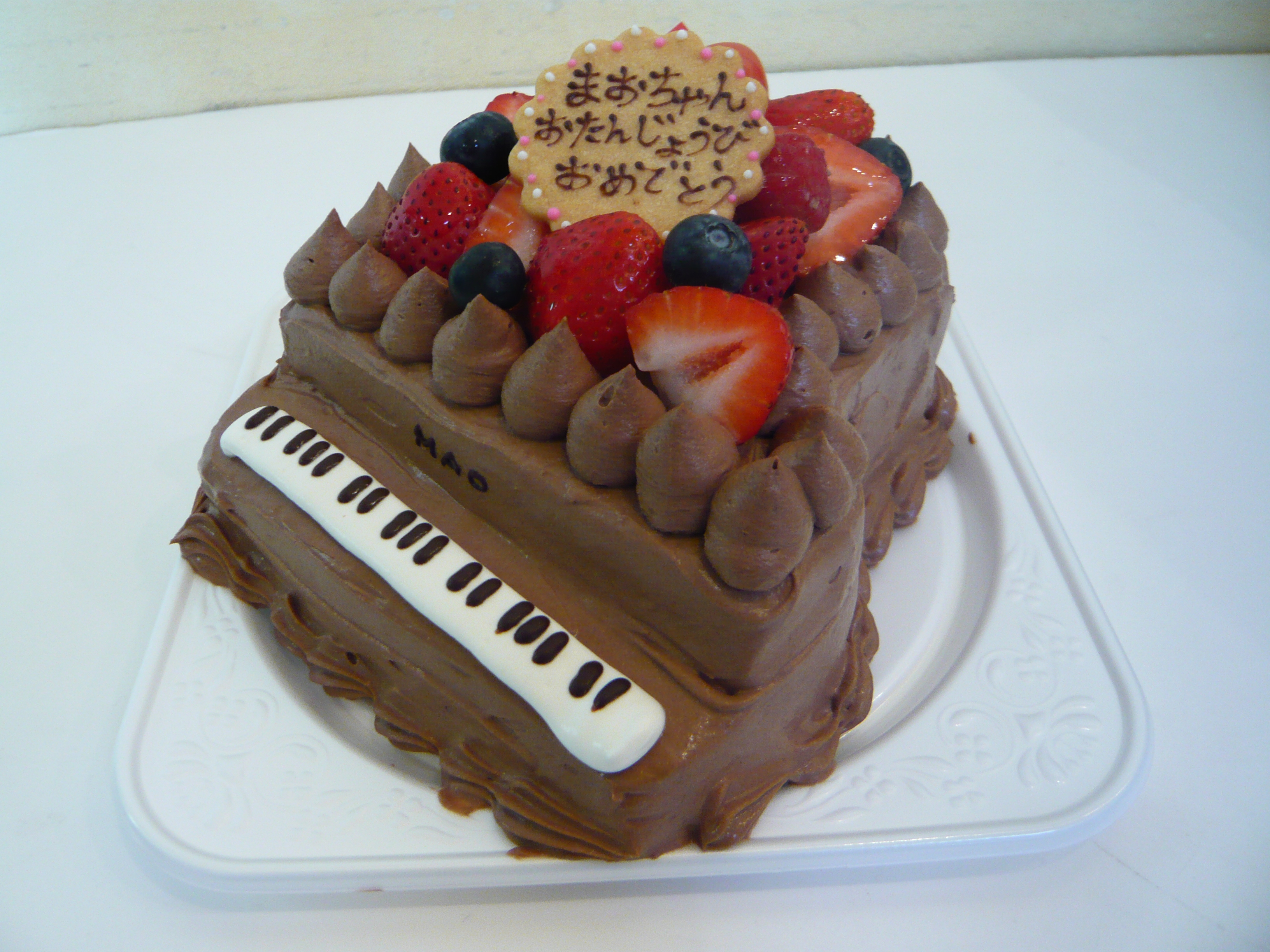 ピアノ型 チョコクリーム パティスリーシトロン Citron Weblog 岡山市北区白石